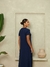 Vestido Feminino Monica em Malha Premium Marinho
