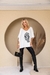 Blusa Feminina em Malha Viscolycra Premium Kaftan Off Elephant