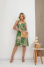 Vestido Feminino Tropical em Viscolinho Premium Zoe Verde na internet