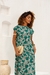 Vestido Feminino em Malha Viscolycra Premium Fátima Folhagem Verde - comprar online