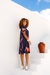 Vestido Feminino em Malha Viscolycra Premium Rute Marinho/Coral na internet