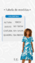 Vestido Feminino em Malha Viscolycra Premium Vera Off/Azul - loja online