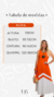 Vestido Feminino em Malha Viscolycra Premium Olivia Laranja - Usebelle