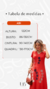 Vestido Feminino em Malha Viscolycra Premium Abi Laranja - loja online