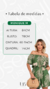 Macaquinho Feminino em Viscolinho Premium Monique Tropical Verde - loja online