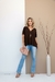 Imagem do Blusa Feminina em Malha Viscolycra Premium Caja Marrom