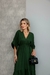 Vestido Feminino em Viscose Maquinetada Premium Ursula Verde - comprar online