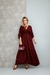 Vestido Feminino em Viscose Maquinetada Premium Ursula Vinho