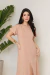 Vestido Feminino em Malha Viscolycra Premium Lorena Nude