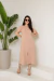 Vestido Feminino em Malha Viscolycra Premium Lorena Nude