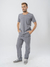 Ambo Zipper Hombre Gris Claro