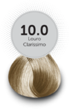 10 0 LOURO CLARISSIMO COLORACAO CREME PE