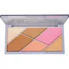 HB-7528 PALETA DE BRONZER.BLUSH E ILUMINADOR RUBY ROSE
