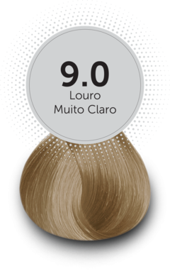 9 0 LOURO MUITO CLARO COLORACAO CREME VEGANA