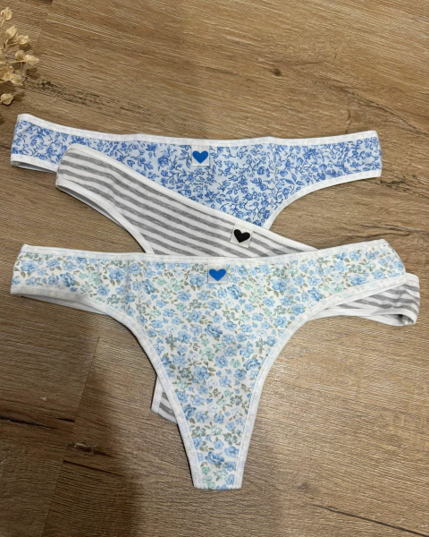 PACK X 3 COLALESS ESTAMPADAS MARIA MANUELA ART. 5