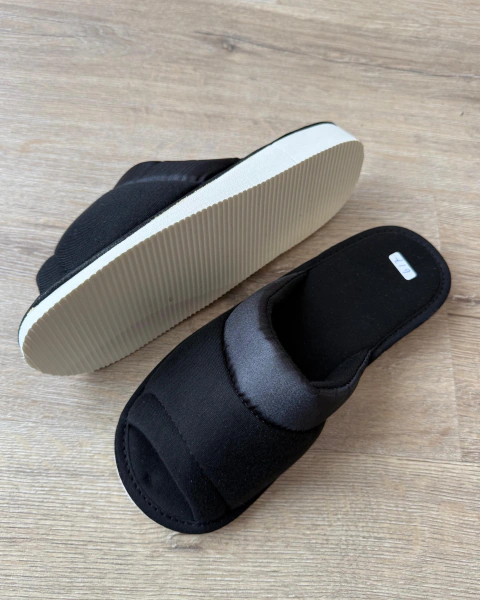PANTUFLA PUNTA ABIERTA ALGODON/RASO RUIZ LATOR ART. LEOVAL - tienda online