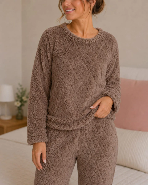 PIJAMA POLAR SOFT LISO MAXIMA ART. 3003 - tienda online