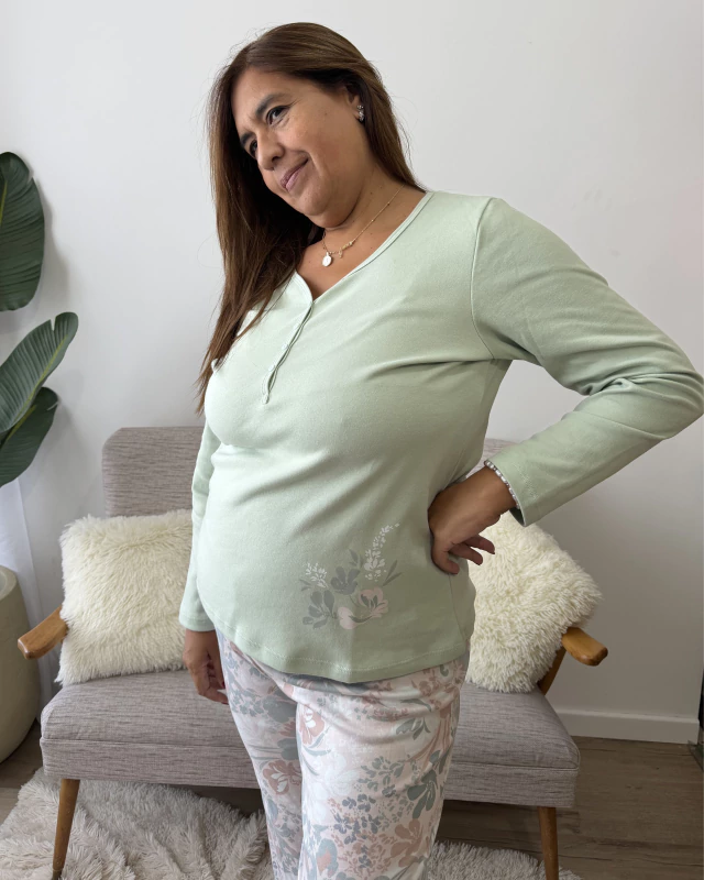 Pijama polidón estampado norale — imagen 2