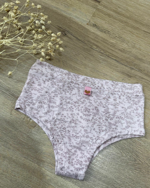CULOTTE TIRO ALTO ESTAMPADO MARIA MANUELA ART. 19E - Felina Lencería
