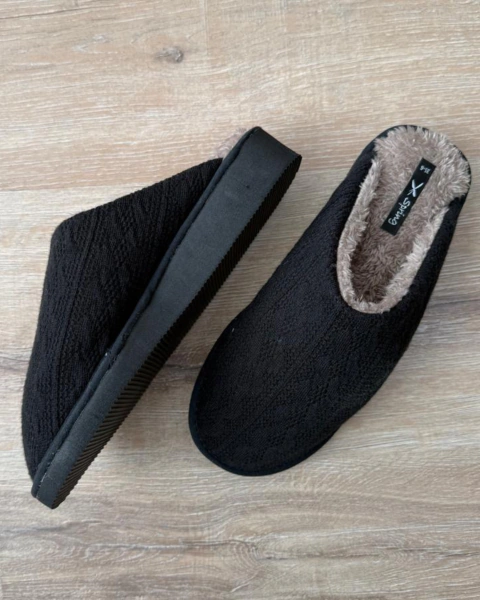 PANTUFLA TEJIDA C/PIEL SPRING ART. 110 - comprar online