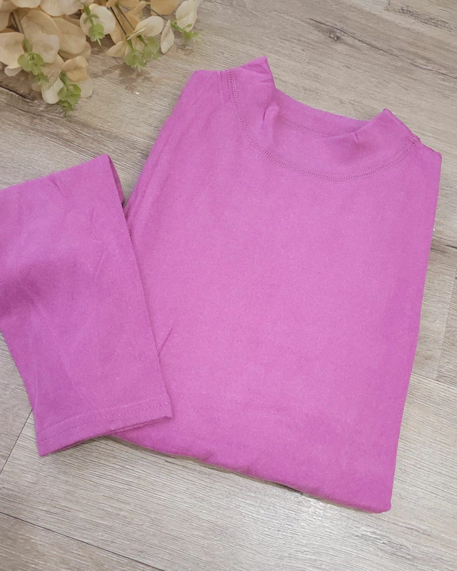 Media polera térmica piel de durazno — imagen 16