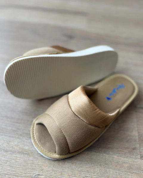 PANTUFLA PUNTA ABIERTA ALGODON/RASO RUIZ LATOR ART. LEOVAL
