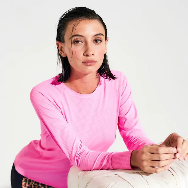 Felina Lencería remera mangas largas con puño microfibra cuadriculada Sweet lady — imagen 10