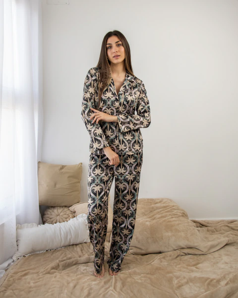 PIJAMA DE SATEN "SATIN NIGHTS" WOMAN BY PROMESSE ART. 15356