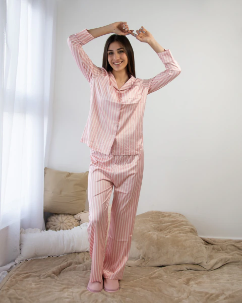 PIJAMA DE SATEN "SATIN NIGHTS" WOMAN BY PROMESSE ART. 15355
