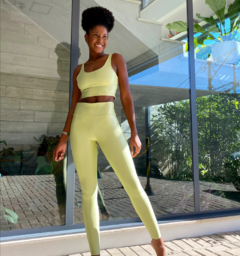 CALÇA BASIC - VERDE OLIVA CANELADO