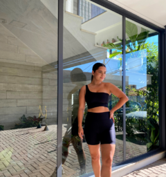 SHORTS COMFY - PRETO CANELADO