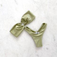 BIQUÍNI JADE - VERDE OLIVA BRILHO - loja online