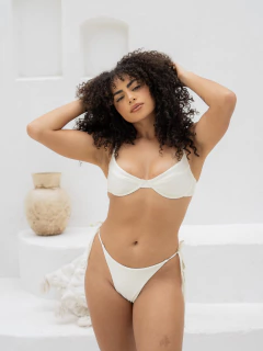 TOP ALINE - OFF WHITE BRILHO - Loja Água de praia 