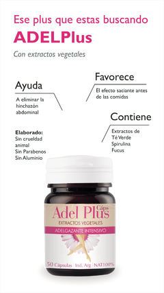 Pack X3 Adel Plus Estimula Metabolismo Natier 50 Cápsulas - comprar online
