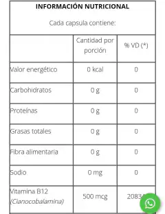 Pack X3 Vitamina B12 Máxima Concentración Natier Piel Cabello Uñas 50 capsulas - comprar online
