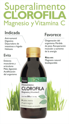 Pack X2 Clorofila Con Magnesio Natier Desintoxica 500ml en internet