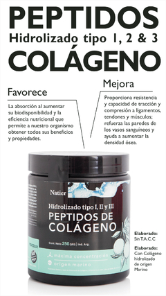 Pack X3 Péptidos Hidrolizado Evita Arrugas Natier 250gr en internet