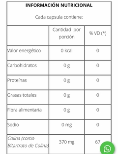 Pack X2 Colina Sistema Cognitivo Natier 50 capsulas - comprar online