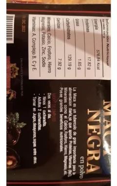 Pack 6 Maca Negra Peruana Afrodisíaco Energizante - comprar online