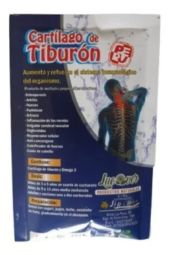 Pack X10 Cartílago De Tiburón con Omega 3, En Polvo, Peruano, Alivia la Artritis - comprar online