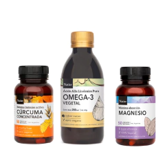 Plan Antiinflamatorio Curcuma+Omega-3+Magnesio Natier