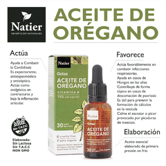 Plan Candida Aceite de Orégano Vitamina B12 Curcuma+Pimienta Natier en internet