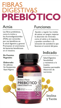 Pack X3 Prebiótico Digestivo Natier Mejora Absorción de Nutrientes 50 capsulas en internet