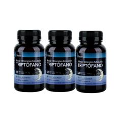 Pack X3 Triptófano Natier Mejora Calidad de Sueño 50 Capsulas