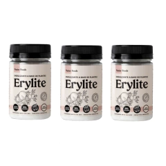 Pack X3 Erylite Endulzante A Base De Plantas 0% Calorías 250gr