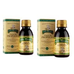 Pack X2 Propóleo Tónico Miel Eucalipto Vitamina C Antimicrobiano Noble Apicultor 125ml