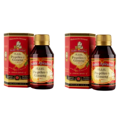 Pack X2 Propóleo y Ginseng Noble Apicultor Máxima Pureza 125ml