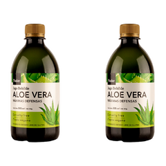 Pack X2 Aloe Vera Natural Máxima Defensa Natier 500ml
