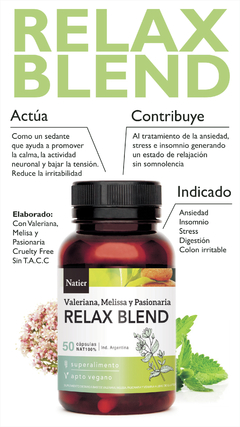 Plan Relajación Relax Blend+Triptofano+Magnesio Natier - Almacén Verdemas