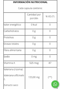 Relax Blend Relajante Natural Natier 50 Capsulas - comprar online